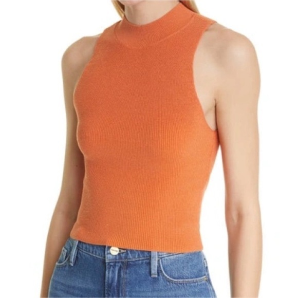 Frame Denim Tops - FRAME Womens sleeveless Ribbed Knit Top Sz XS Boho Luxury